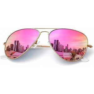 Aviator Sunglasses for Men Women Driving Sun glasses Polarized Lens UV Blocking